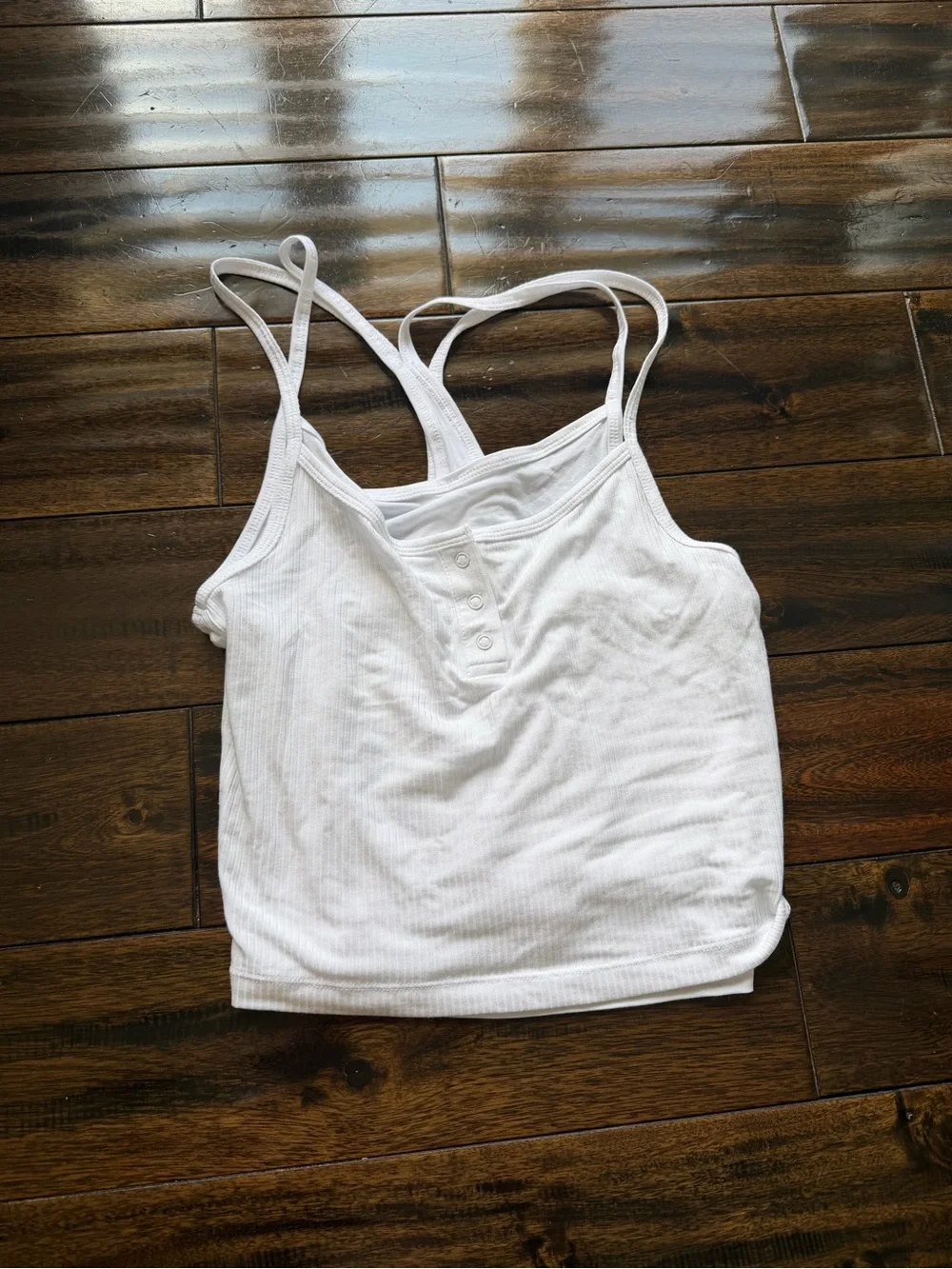 Aerie Double Layer Henley Tank